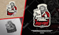 do vintage retro hand drawn sticker, badge, patch design