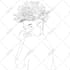 draw sketch or line art portrait
