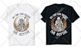 design typography t shirt design, vintage, and modern, for pod brand