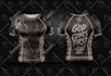 do custom rashguard design for MMA, bjj no gi