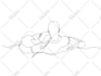 draw illustration with continuous line art 24 hours