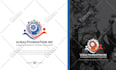 do minimalist business logo design and brand identity kit