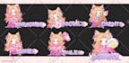 make custom chibi anime twitch overlay panels and emotes