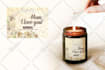 do candle label design, packaging design, cbd label