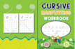 design cursive handwriting kids activity book covers and interiors for KDP