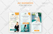 design 6 professional web banners for ads