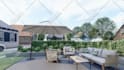 3d landscape design, backyard design, patio, garden and outdoor 3d rendering
