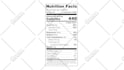 create fda and canada nutrition fact label