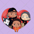 draw cartoon couple or family portrait