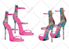 draw technical illustration for shoes or anything