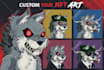 design high quality nft art and generate collection metadata in chibi art style