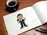 draw a fun cartoon character, mascot, logo design