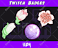 create custom stylistic loyalty badges for twitch