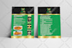 do professional and modern business cards and flyers with stationary design