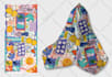 design custom scarf patterns, silk scarf and textile designs