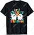 do custom illustration and typography t shirt design