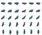 do pixel art monsters or character