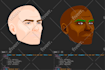 create a custom vector art for children game or book