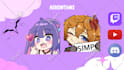 create custom anime chibi for twitch discord emotes and sub badges