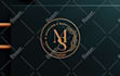 create text based handwritten monogram initial letters logo