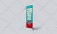 design a retractable or roll up banner