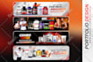 design shopify banner, web banner and hero image