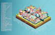 draw unique cartoonic fantasy vector map, event maps, city maps, illustration