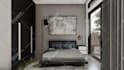 do a 3d interior design and photorealistic render