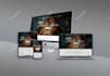 mockup macbook, laptop or device screen product for websites or images