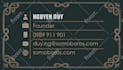 design retro vintage business card
