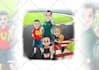 design awesome animals, human emoticon, stickers, mascot