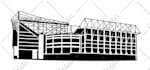 draw city silhouette  city skyline landscape silhouette