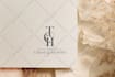 design elegant minimalist luxury letter monogram initial signature logo design