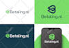 design a modern minimalist logo and brand identity for a saas and ai startup