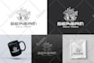 do modern minimalist business logo design for your brand