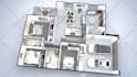 do interior design with eye catchy realistic 3d visualization