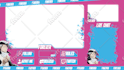 design a quality overlay stream with anime