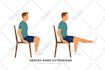 do workout fitness exercise gym personal training sport meditation illustration