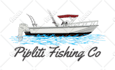 do the best fishing team and boat charter logo in 24 hours