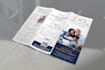 do creative trifold bifold brochure design