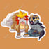 draw you as cute chibi pokemon trainer couple with your favorite pokemon