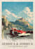 create a vintage wedding illustration poster design
