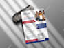do editable canva brochure, canva flyer, canva trifold design