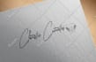 design scripted, cursive, hand drawn signature logo or autograph