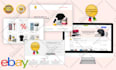 create advance ebay store design, ebay shop design, listing template