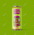 design energy drink can and beverage bottle label packaging