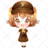 design anime chibi children story book illustration