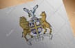 design a custom emblem, family crest, coat of arms logo
