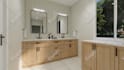 do bathroom interior design in 3d and render