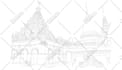 do vector line drawing from any image